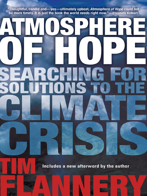 Title details for Atmosphere of Hope by Tim Flannery - Available